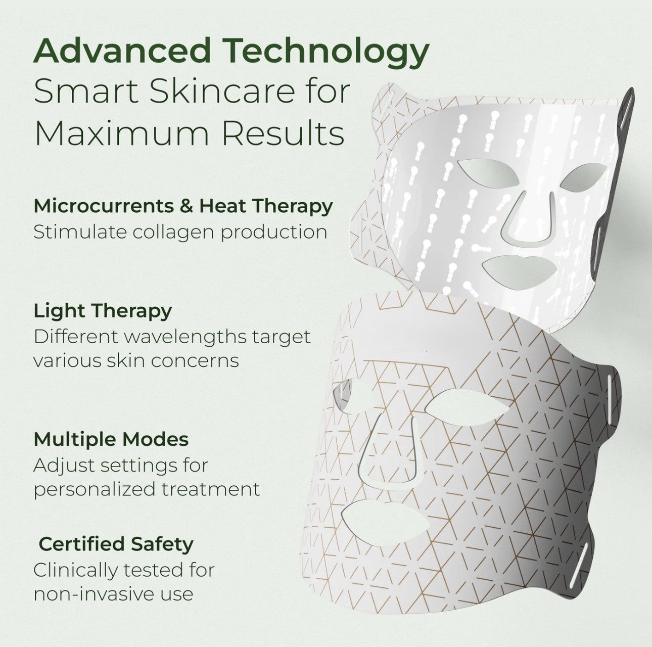 AURAFLEX™ Face & Neck Red Light Therapy Mask